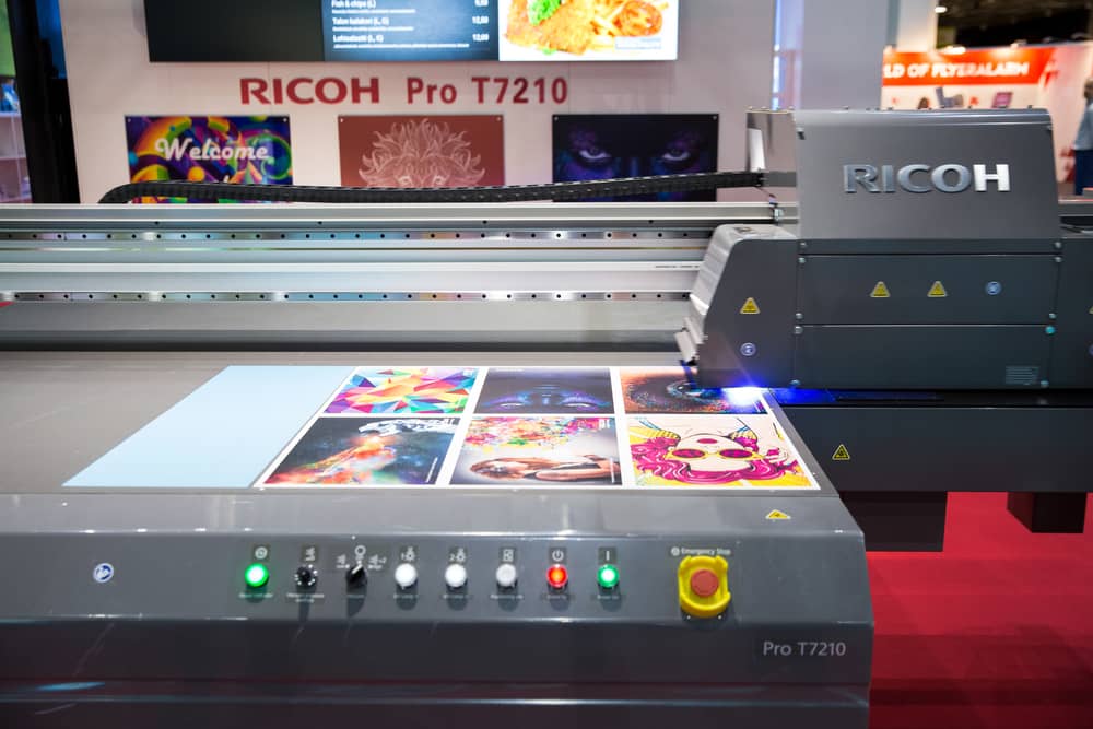 Imprimante de la marque Ricoh que l'on a désinstallé